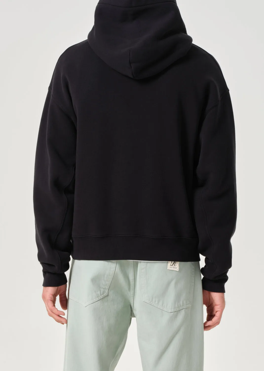 AGOLDE / RSVP Arch Logo Hoodie in Black / Mint sold by Agolde product image thumbnail 3