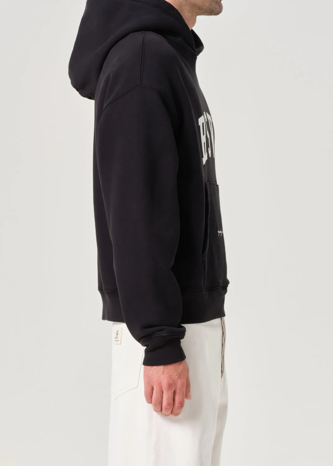 AGOLDE / RSVP Arch Logo Hoodie in Marker / Chalk sold by Agolde product image thumbnail 5
