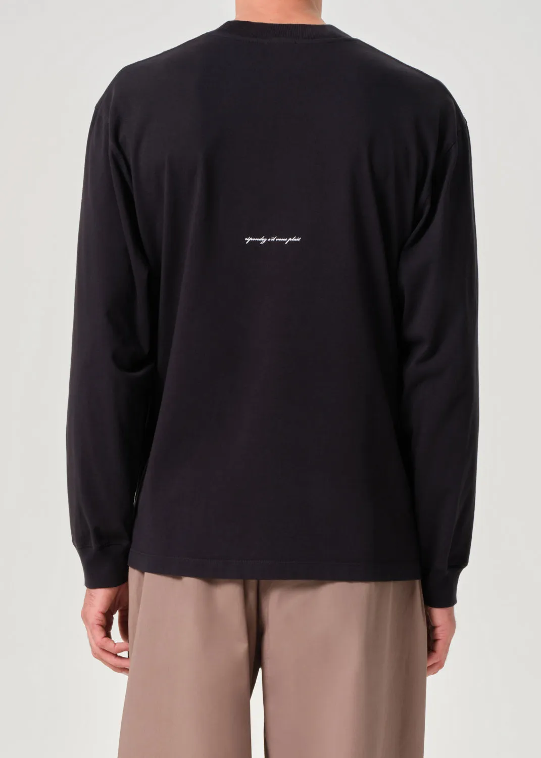 AGOLDE / RSVP Astro L/S Tee in Black sold by Agolde product image thumbnail 4