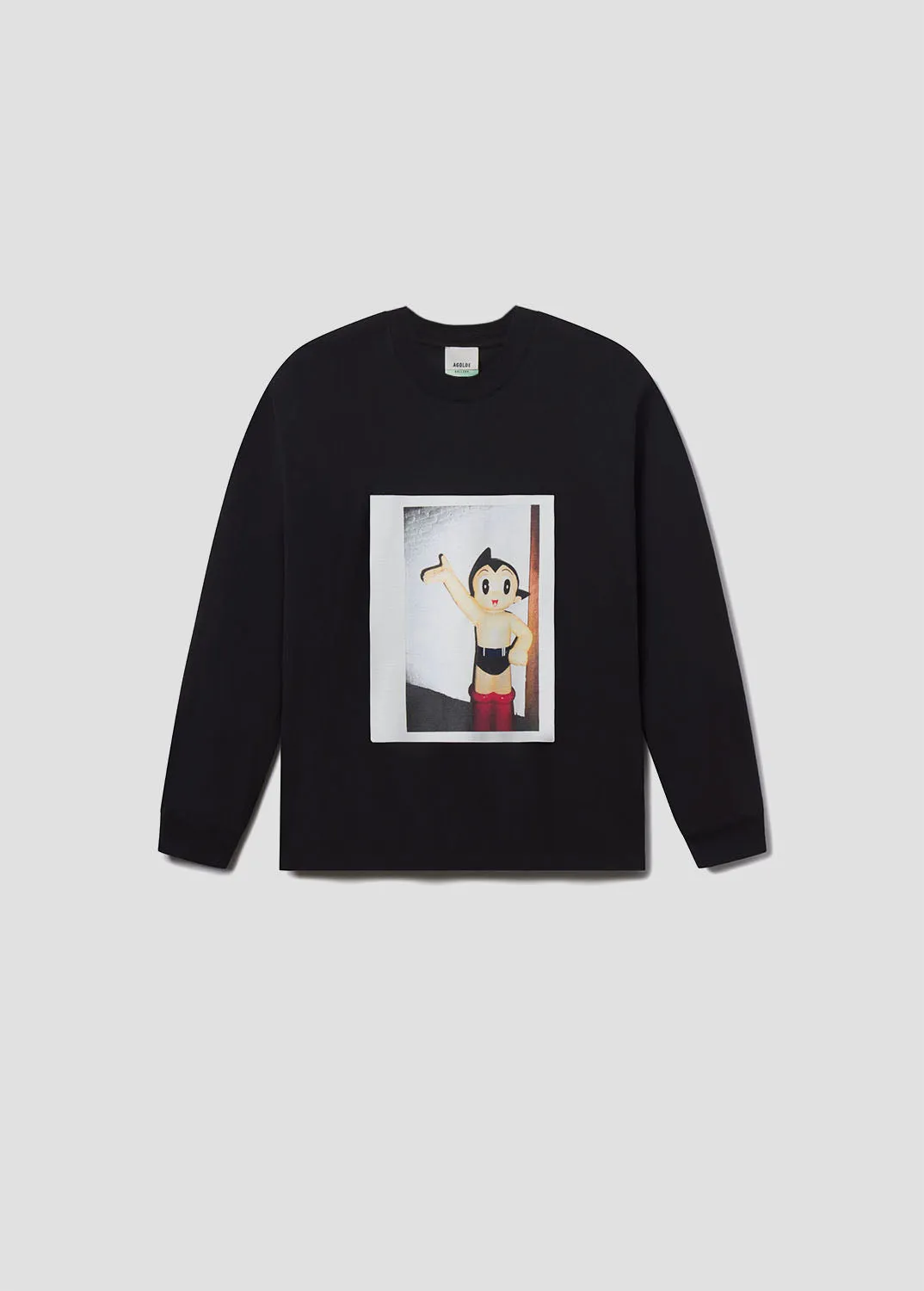 AGOLDE / RSVP Astro L/S Tee in Black sold by Agolde