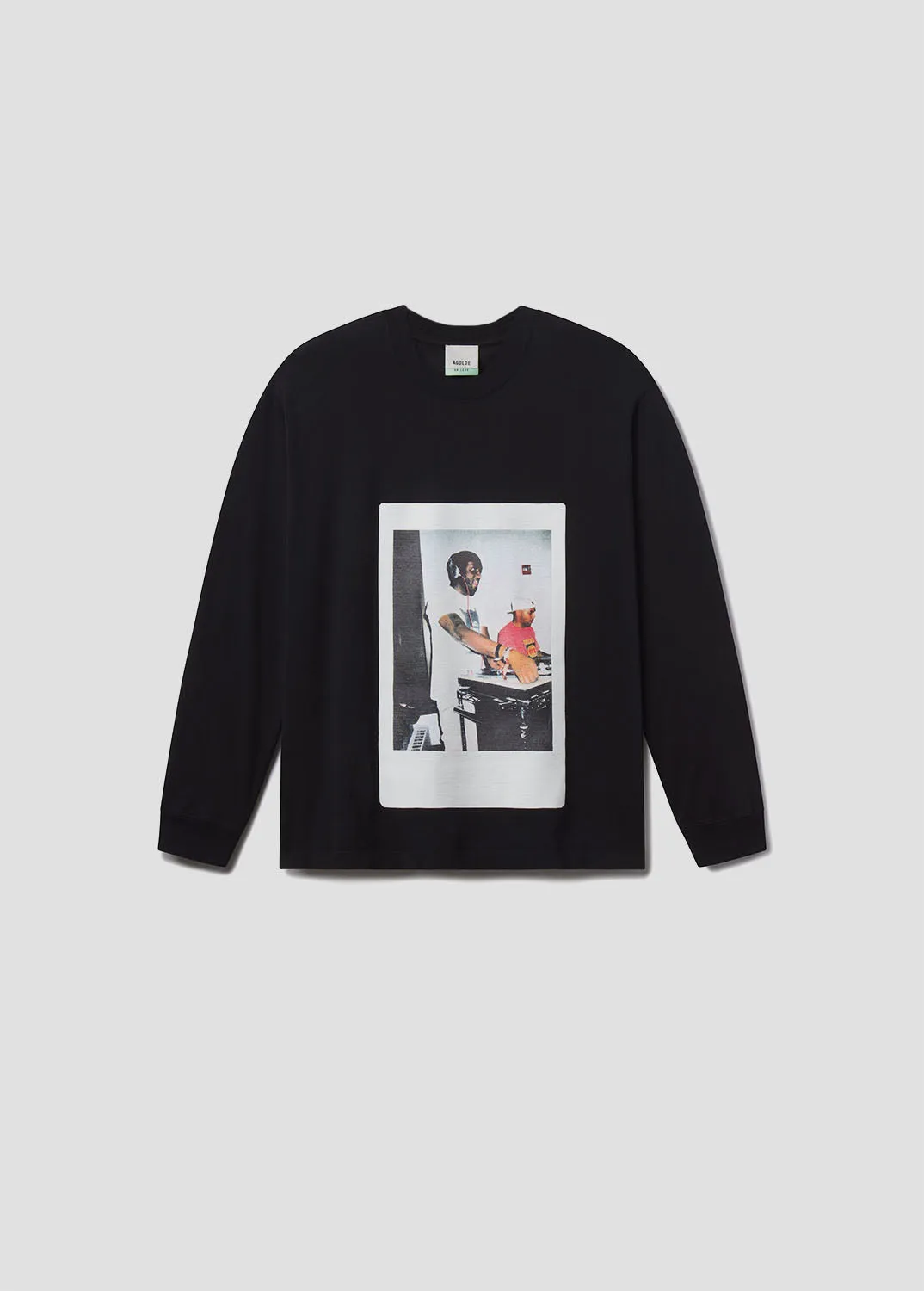 AGOLDE / RSVP Virgil L/S Tee in Black sold by Agolde
