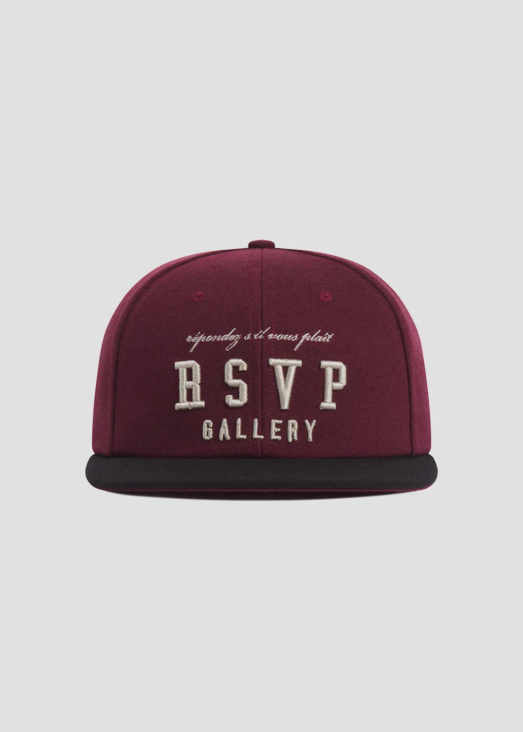 AGOLDE / RSVP Baseball Cap in Maroon sold by Agolde