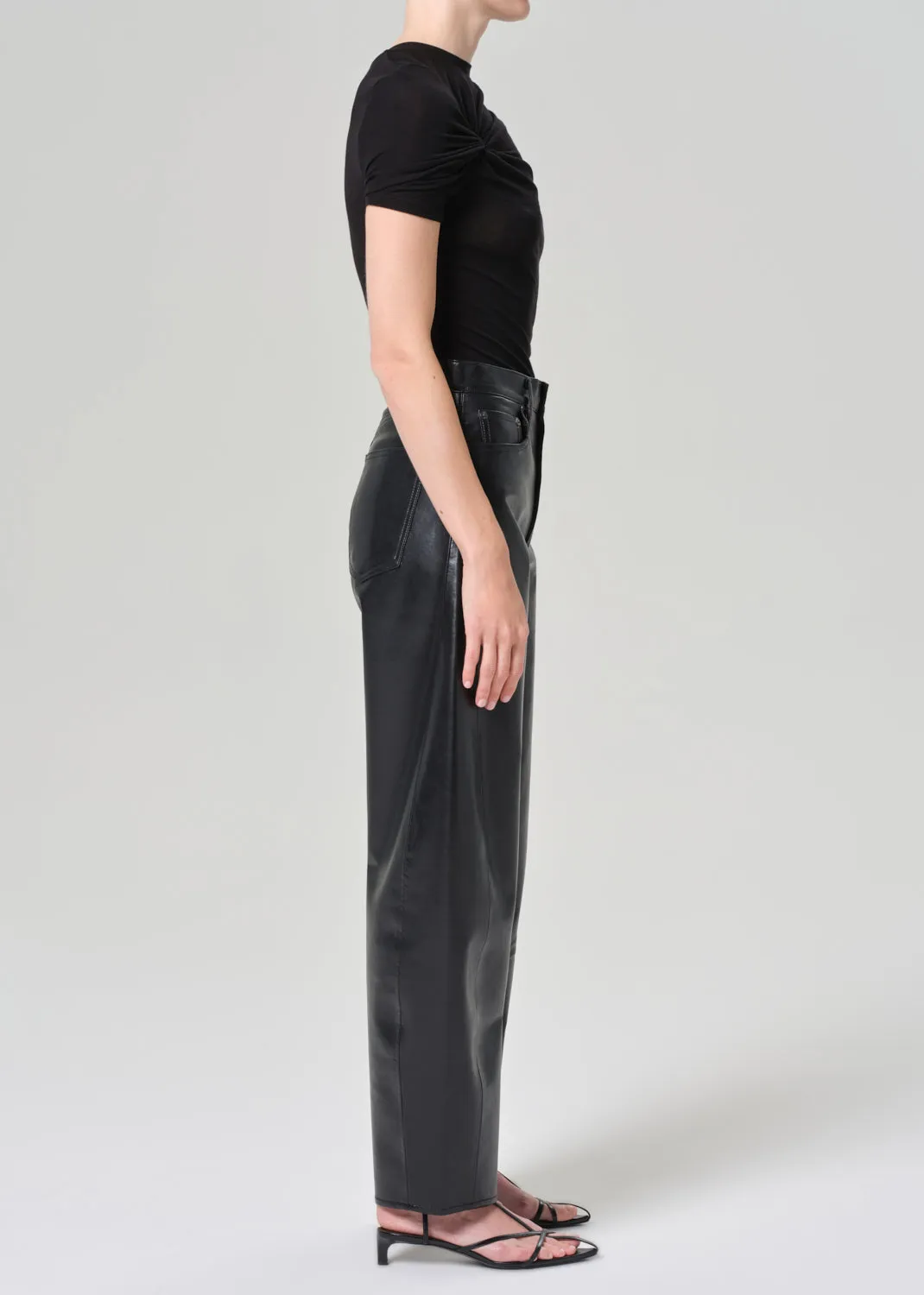 Luna Pieced Recycled Leather in Detox sold by Agolde product image thumbnail 3