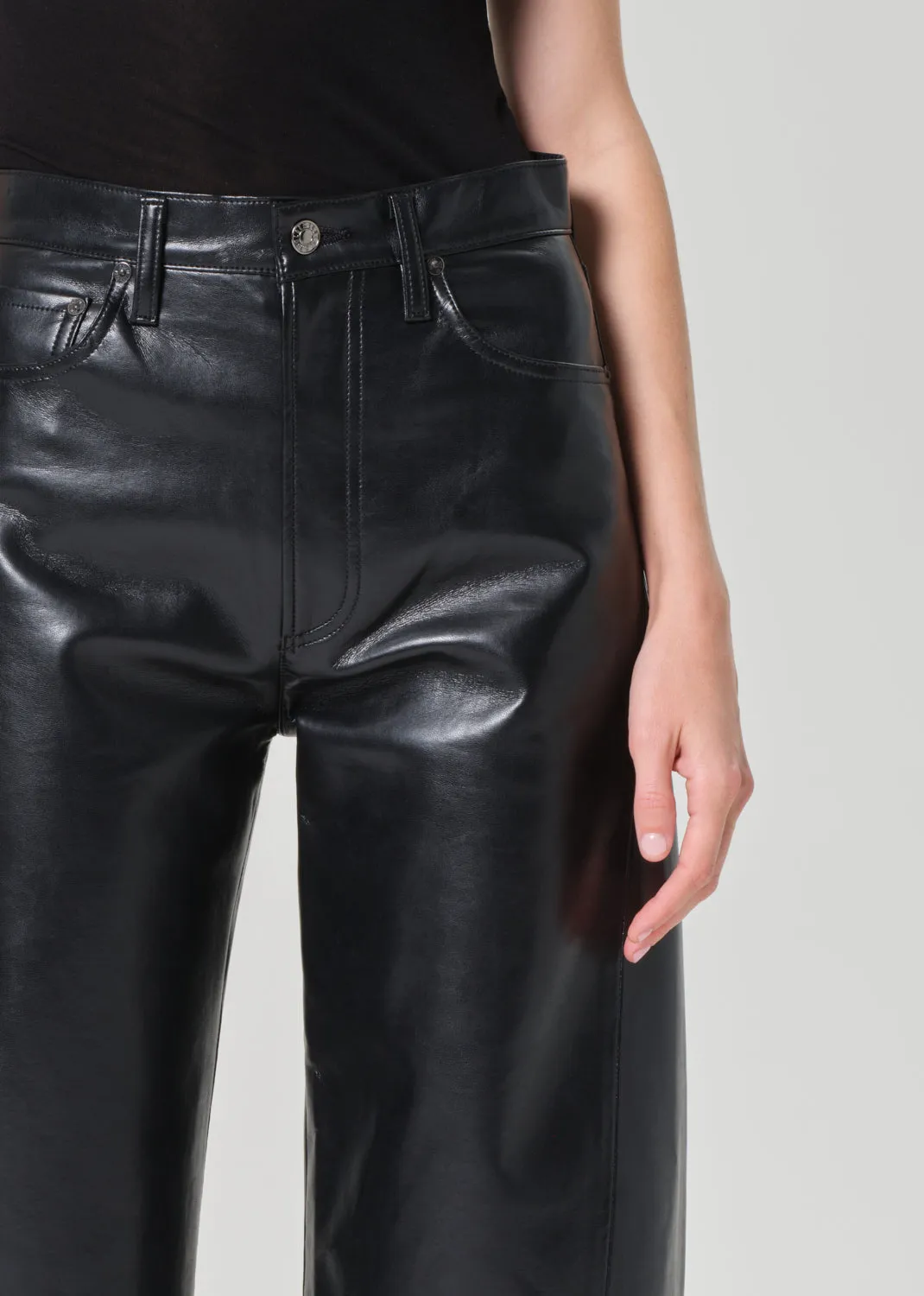 Luna Pieced Recycled Leather in Detox sold by Agolde product image thumbnail 5