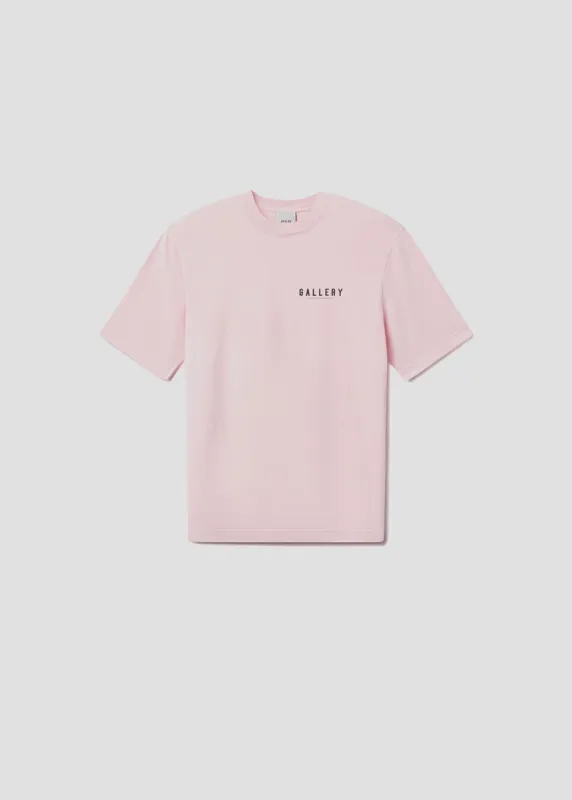 AGOLDE / RSVP Gallery S/S Tee in Pink / Black sold by Agolde
