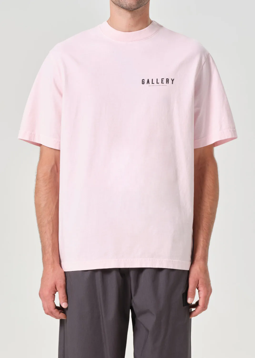 AGOLDE / RSVP Gallery S/S Tee in Pink / Black sold by Agolde product image thumbnail 3