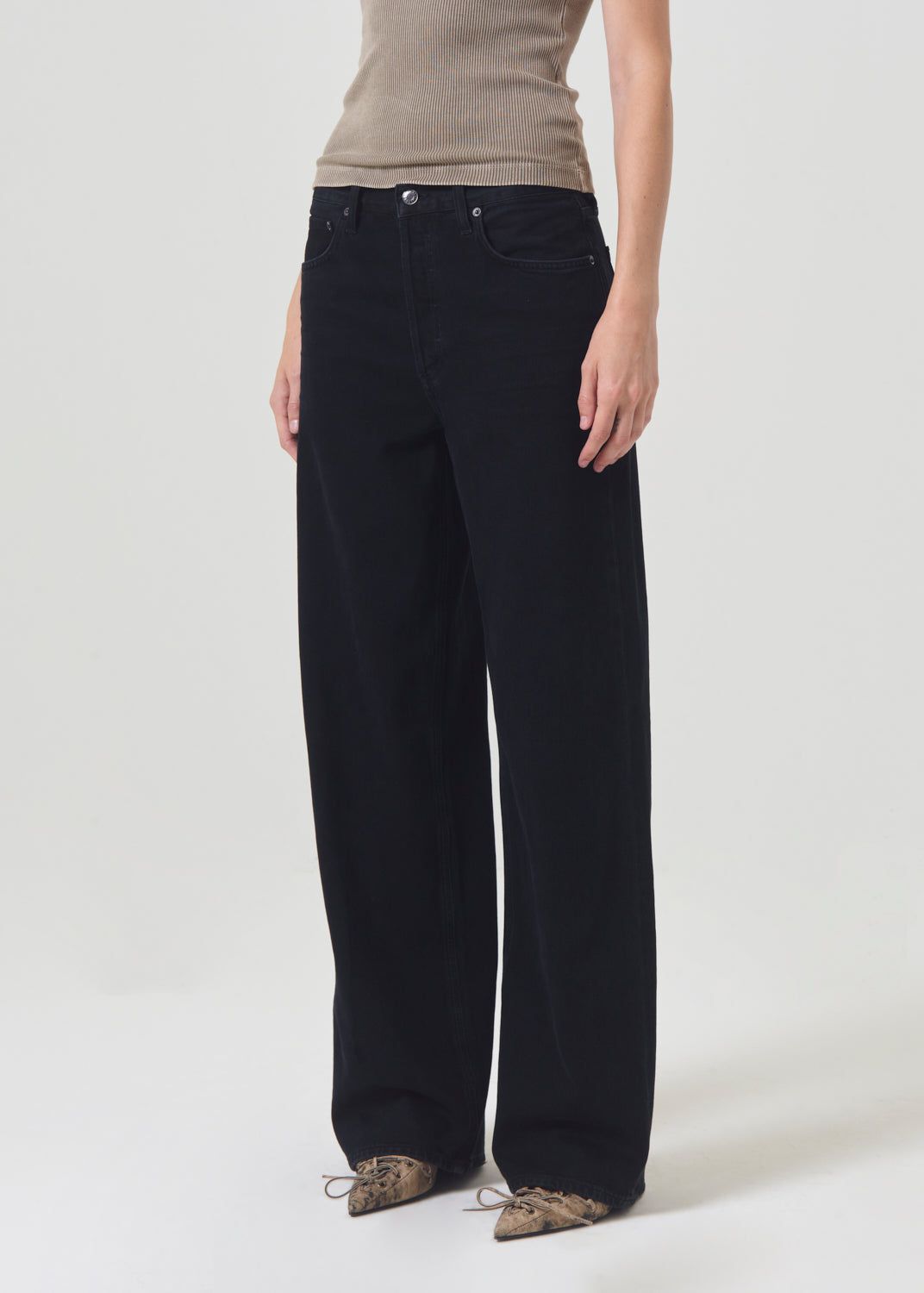 Low Slung Baggy 33" Puddle in Crushed sold by Agolde product image thumbnail 4