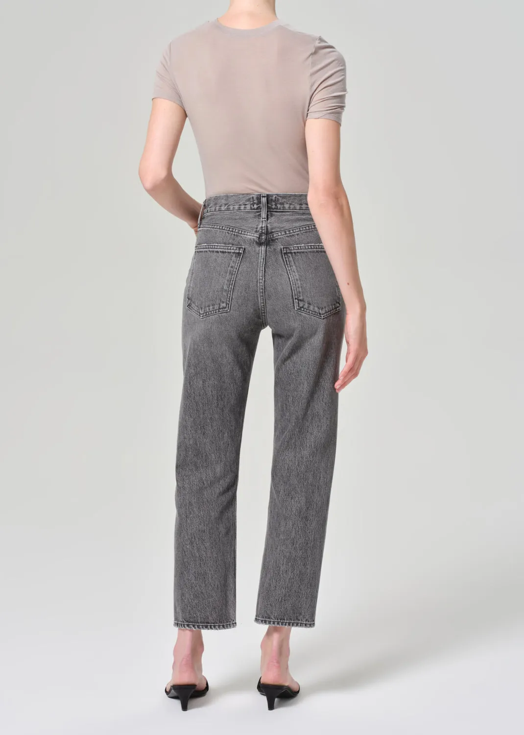 90's Pinch Waist Crop in Audit sold by Agolde product image thumbnail 2