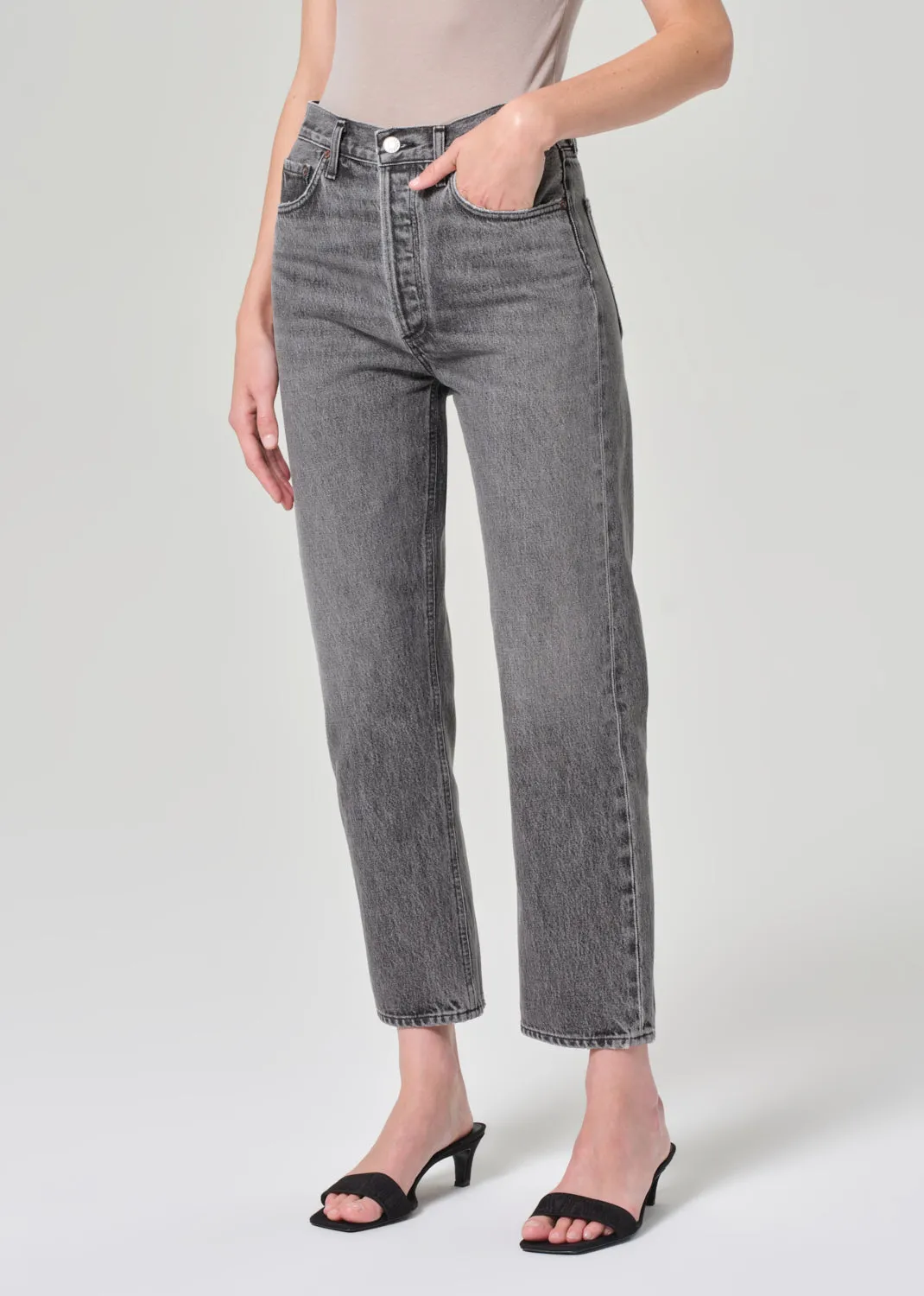 90's Pinch Waist Crop in Audit sold by Agolde product image thumbnail 5