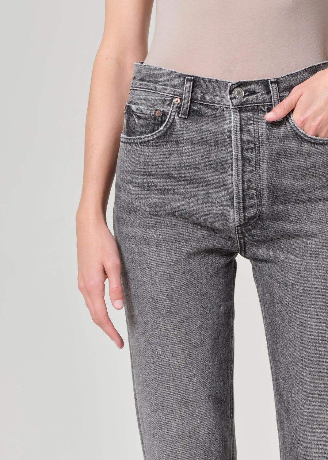 90's Pinch Waist Crop in Audit sold by Agolde product image thumbnail 4