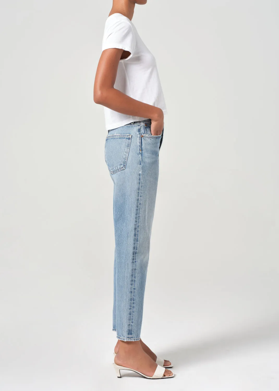 90's Pinch Waist Crop in Stage sold by Agolde product image thumbnail 3