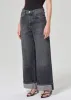 Dame High Rise Wide Leg Petite in Ditch sold by Agolde