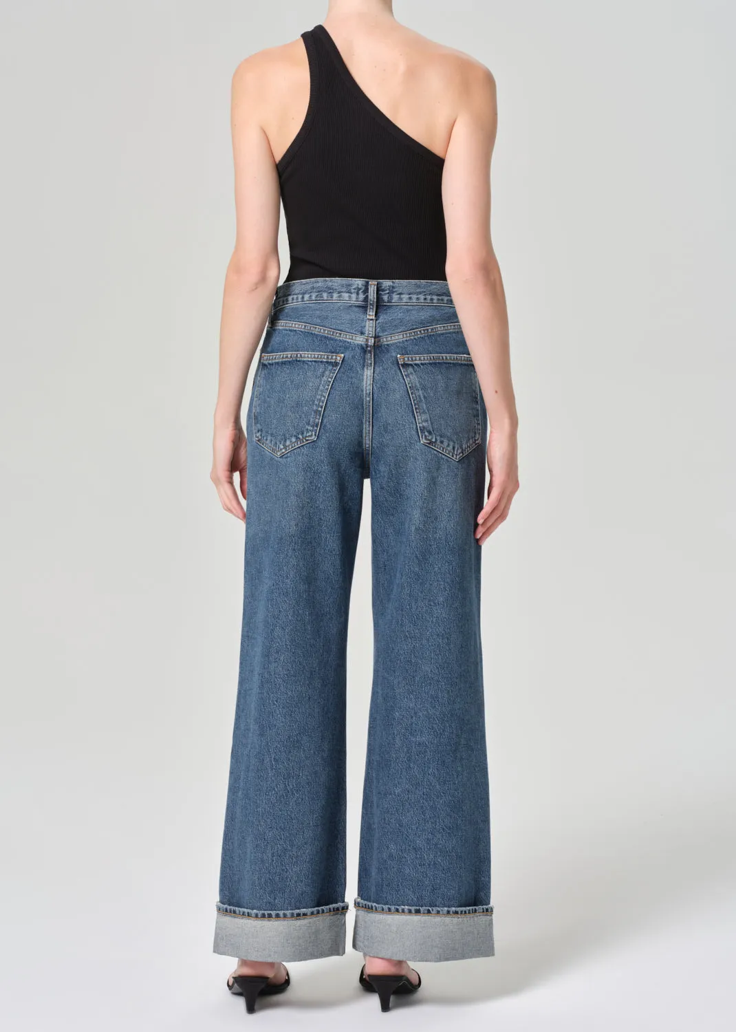 Dame High Rise Wide Leg Petite in Control sold by Agolde product image thumbnail 2