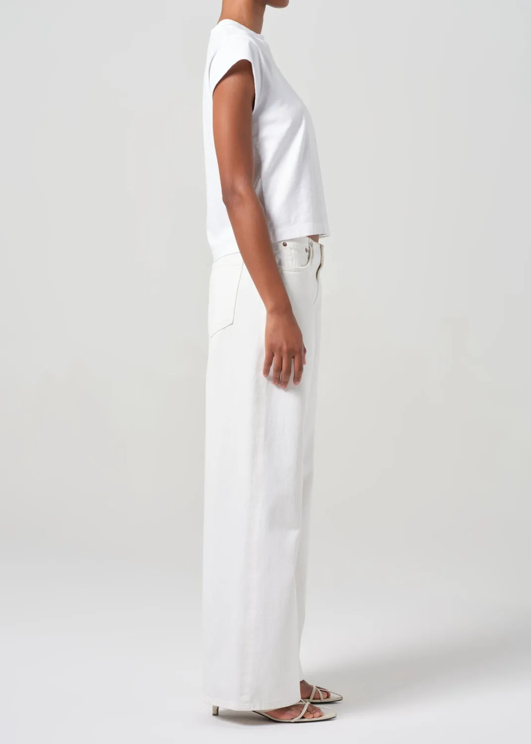 Lex Jean in Milkshake sold by Agolde product image thumbnail 3