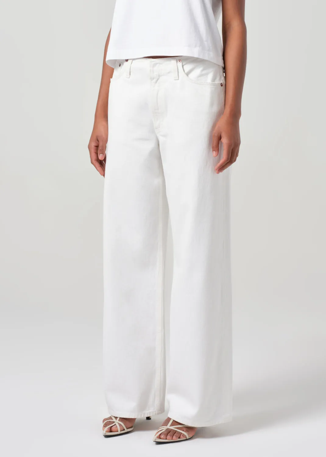 Lex Jean in Milkshake sold by Agolde product image thumbnail 5
