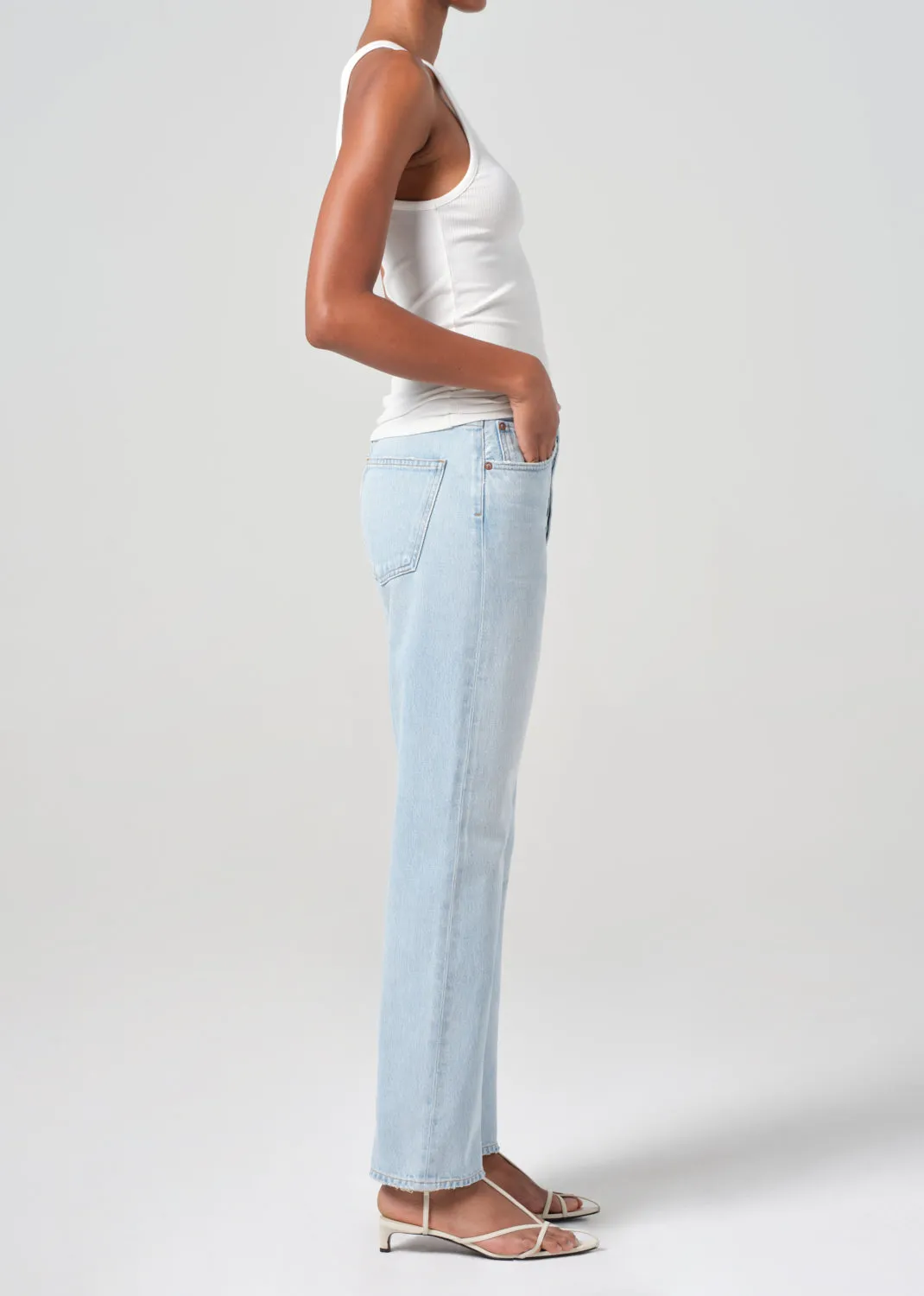 90's Mid Rise Straight in Extract sold by Agolde product image thumbnail 3