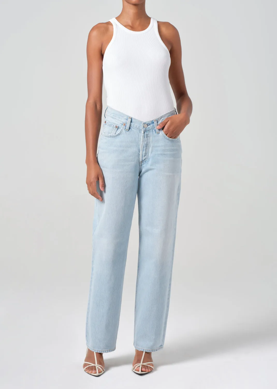 V-Waist Baggy in Extract sold by Agolde