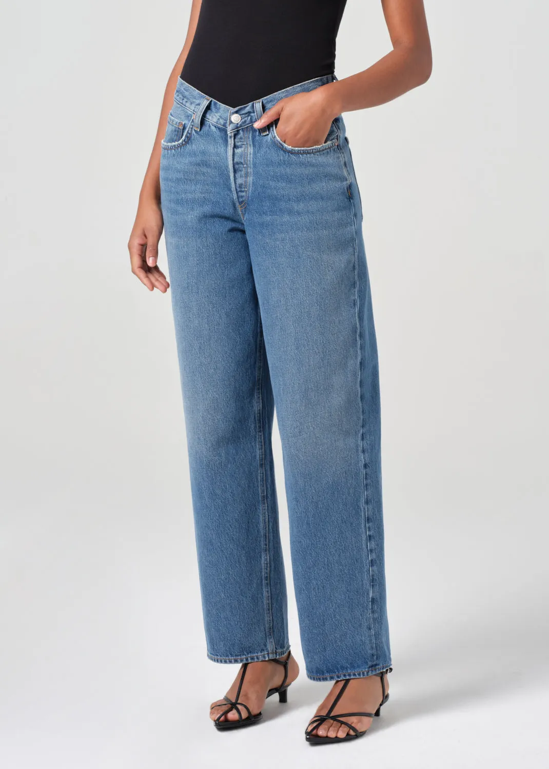 V-Waist Baggy in Cascade sold by Agolde product image thumbnail 4