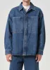 Atticus Shirt in Creased Indigo sold by Agolde
