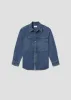 Atticus Shirt in Creased Indigo sold by Agolde