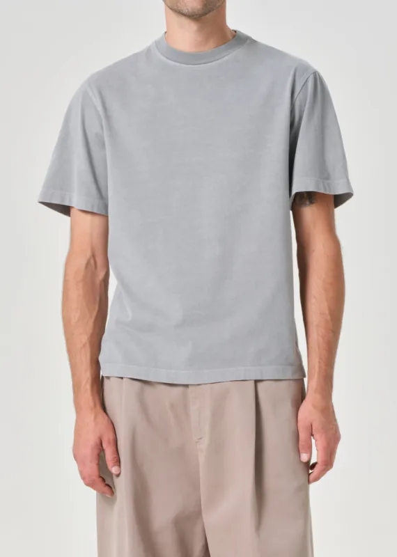 Asha Mock Neck Tee in Patagonia sold by Agolde
