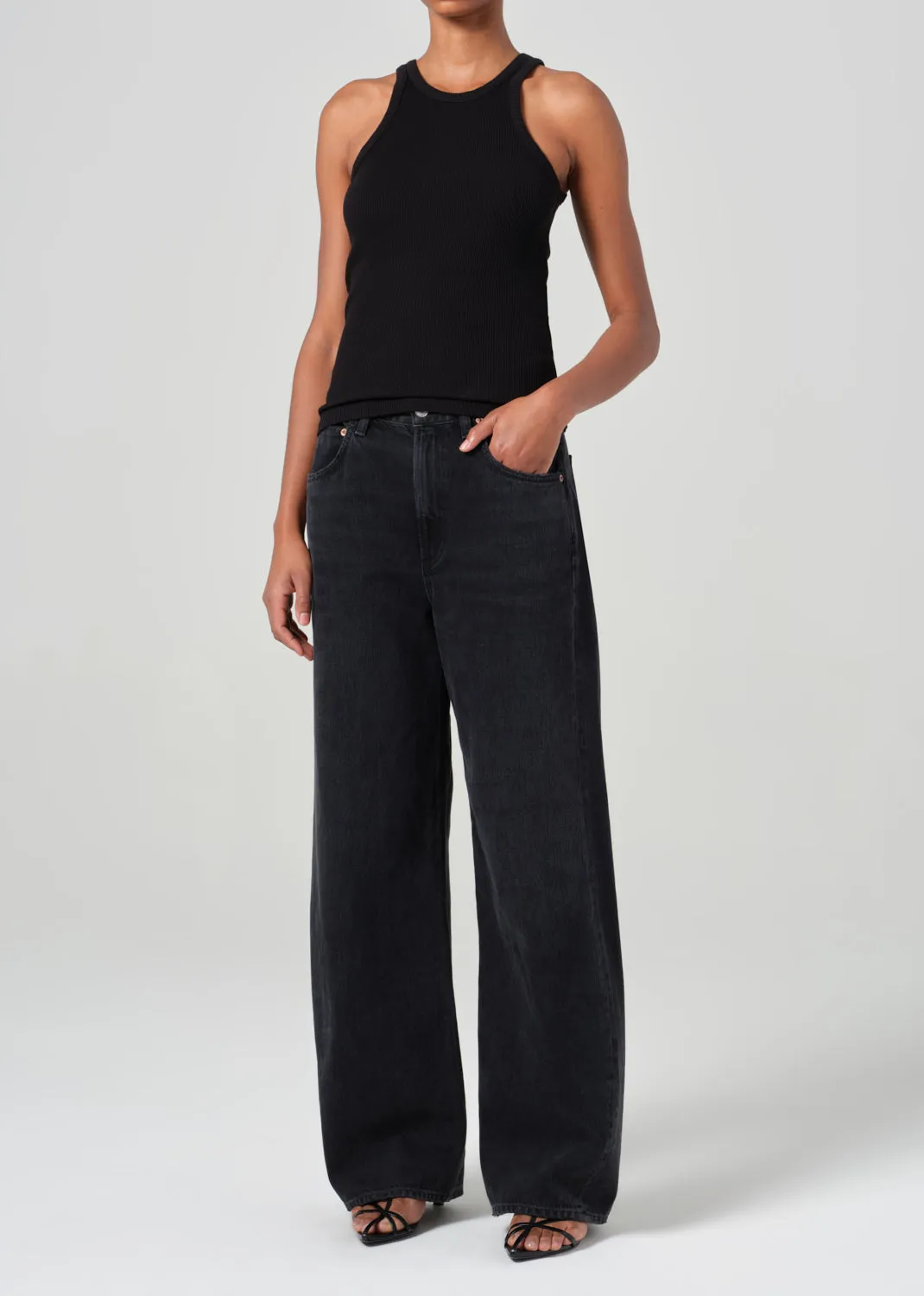 Rayne Tank in Black sold by Agolde product image thumbnail 3