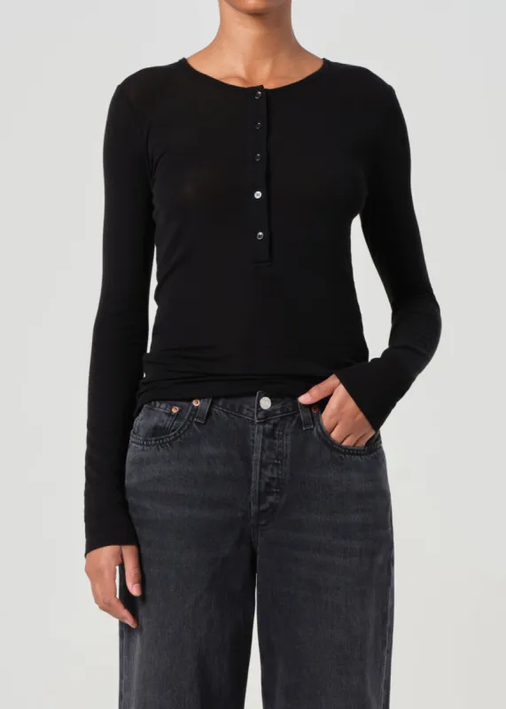 Faustine Henley in Black sold by Agolde