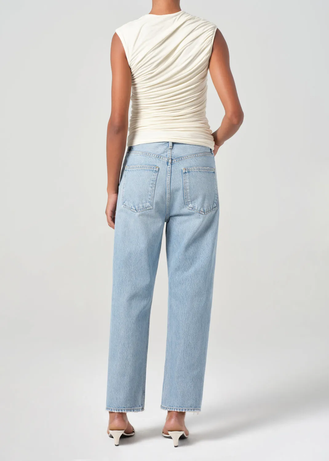 90's Crop Mid Rise Straight in Force sold by Agolde product image thumbnail 2