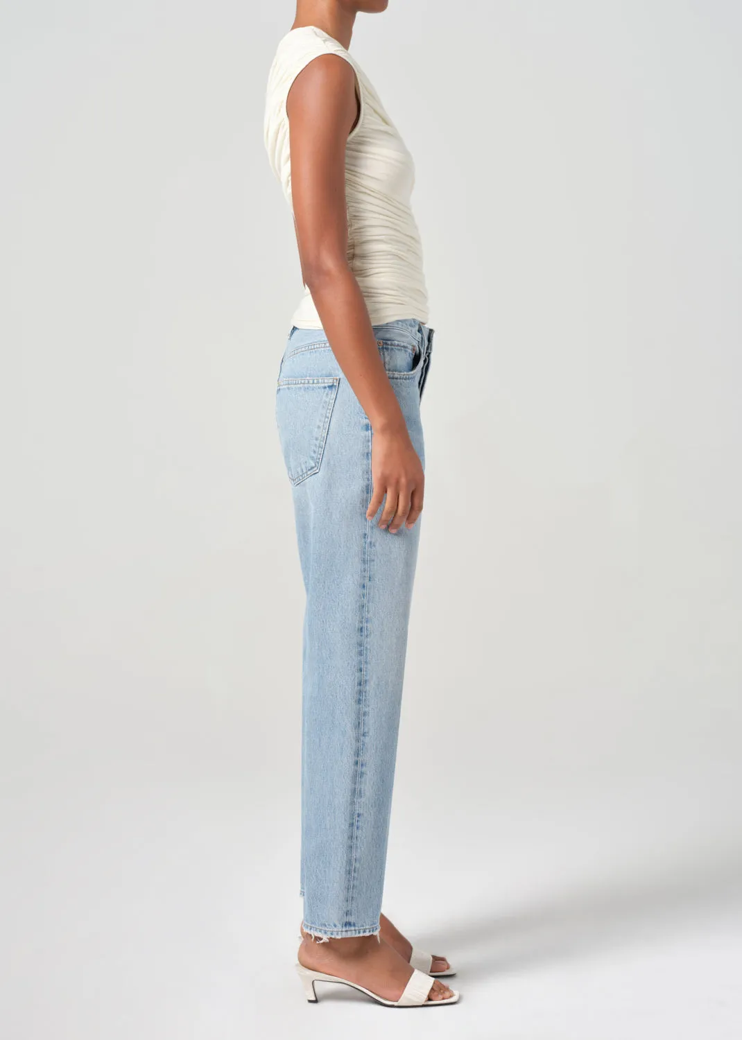 90's Crop Mid Rise Straight in Force sold by Agolde product image thumbnail 3