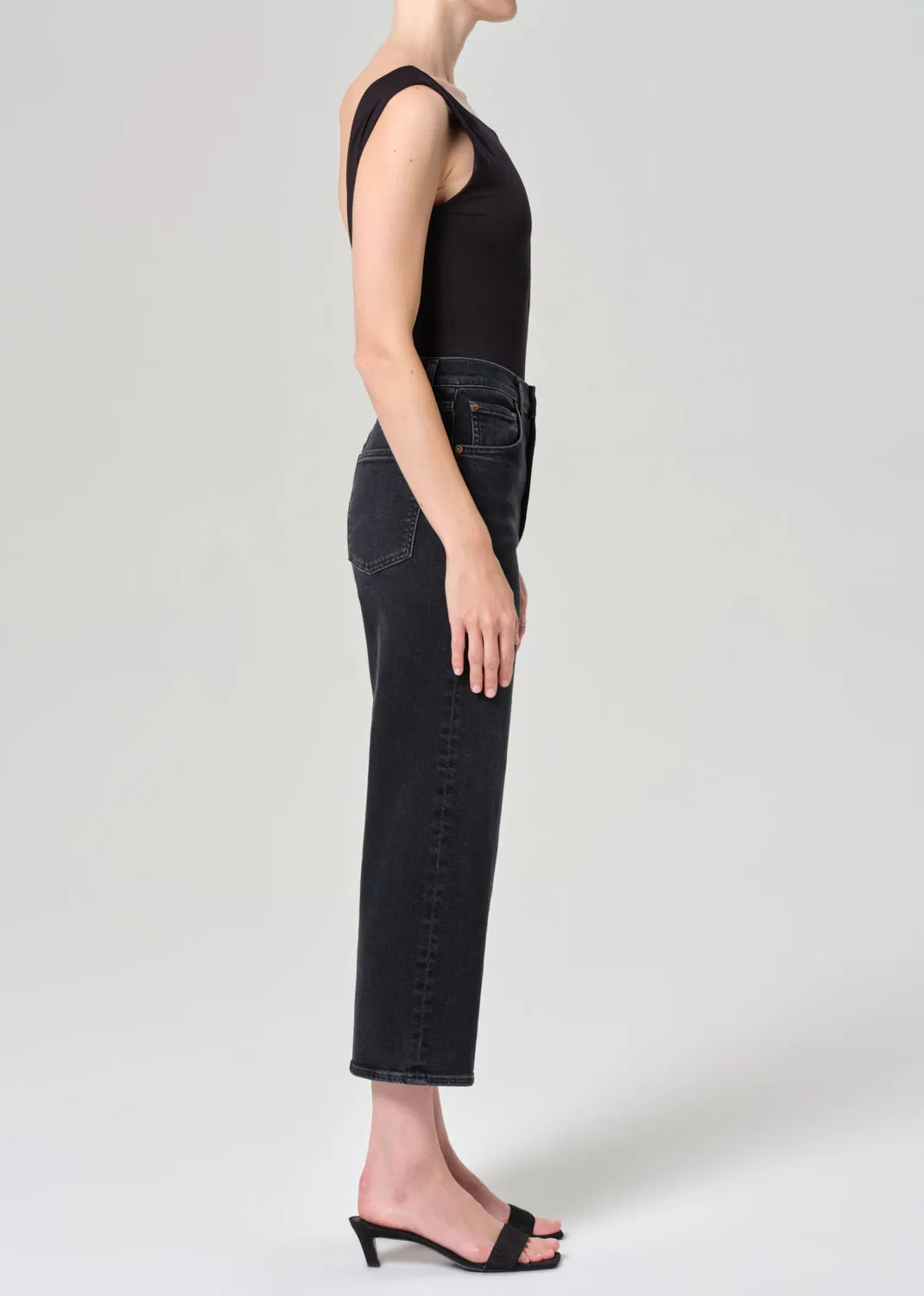 Ren Jean Petite 25" (Weightless Stretch) in Hush sold by Agolde product image thumbnail 3