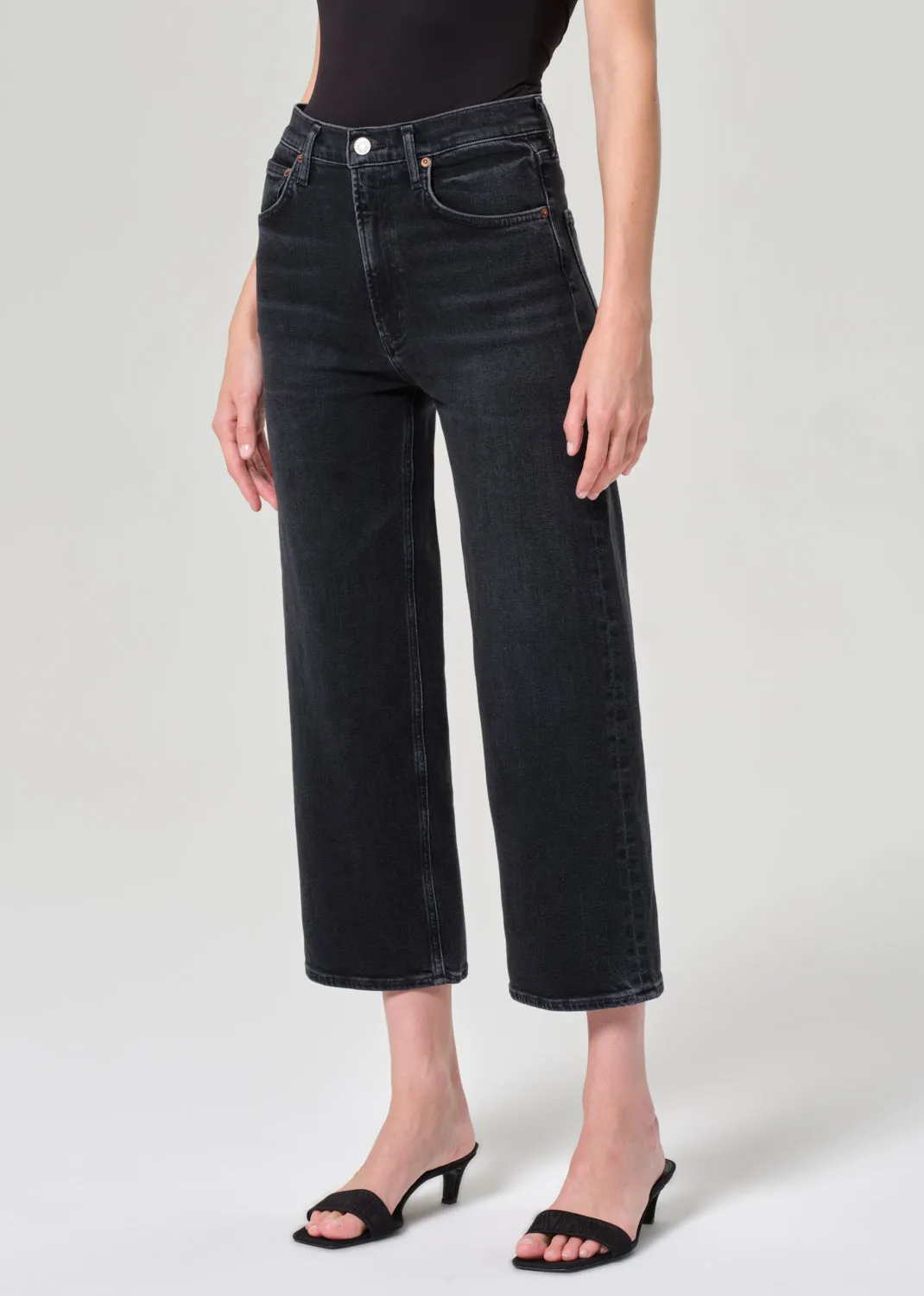Ren Jean Petite 25" (Weightless Stretch) in Hush sold by Agolde product image thumbnail 4