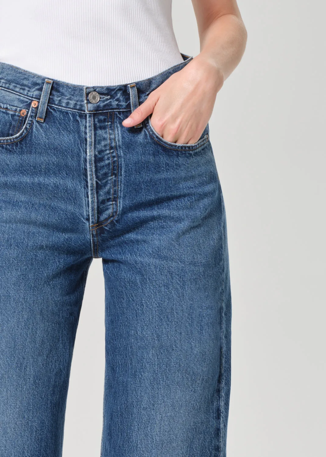 Ren Jean Petite 25" in Control sold by Agolde product image thumbnail 5