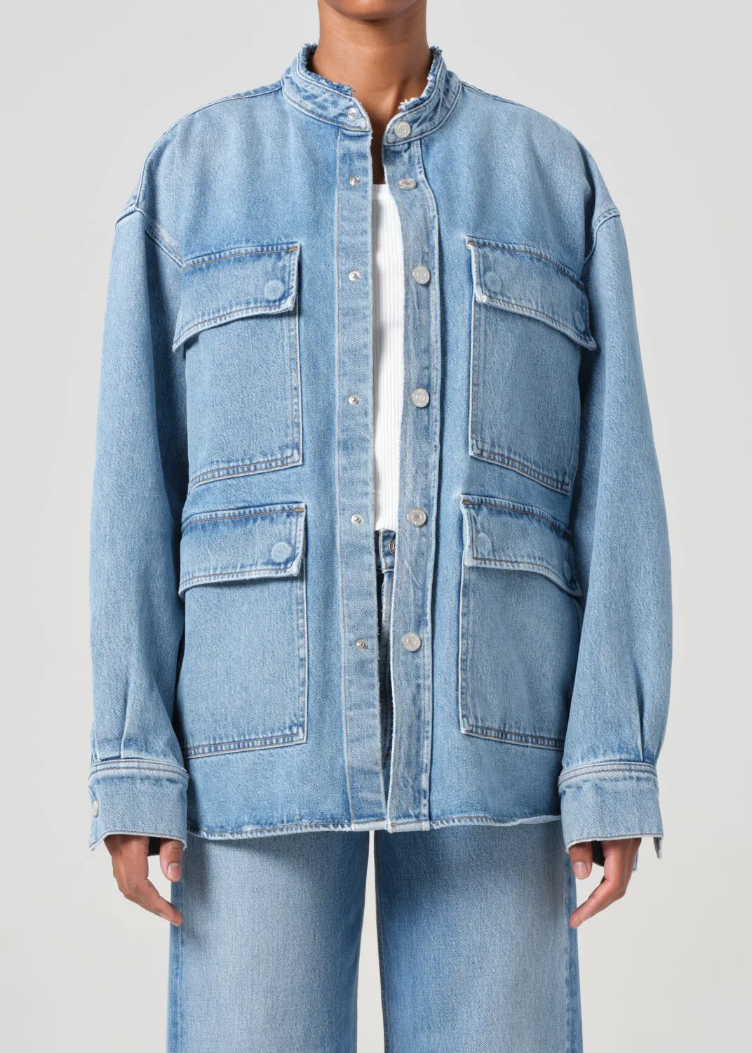 Perry Jacket in Journey sold by Agolde