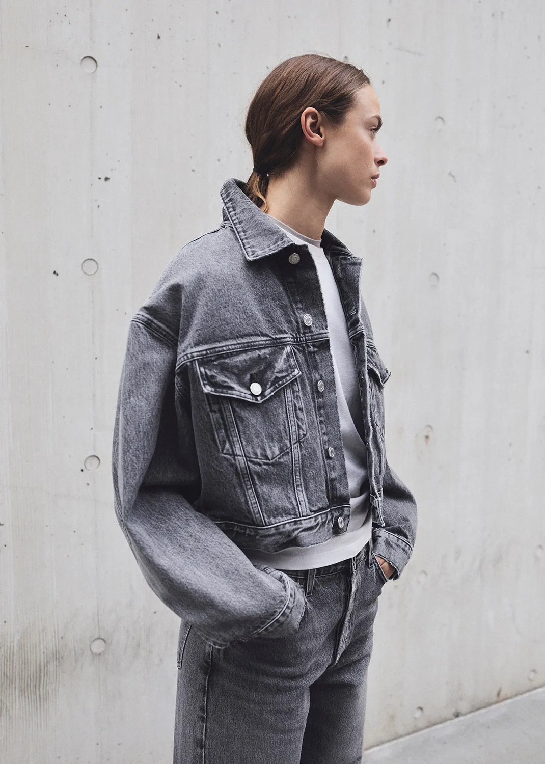 Palmer Jacket in Spirit sold by Agolde