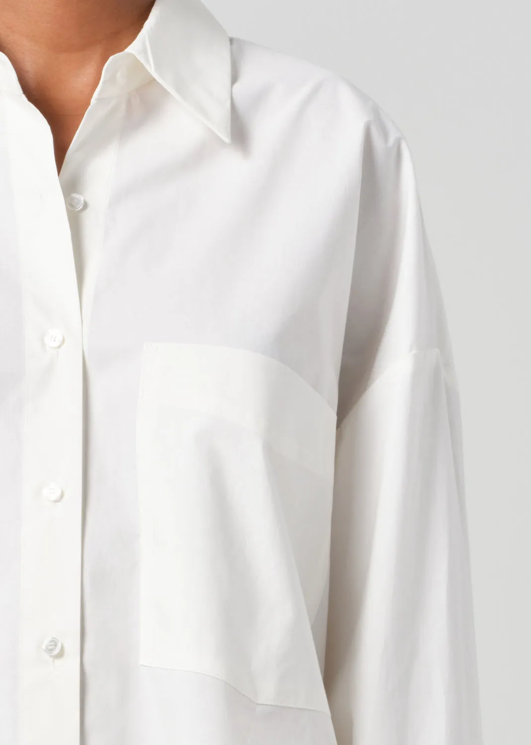 Naya Shirt in Rice sold by Agolde product image thumbnail 5