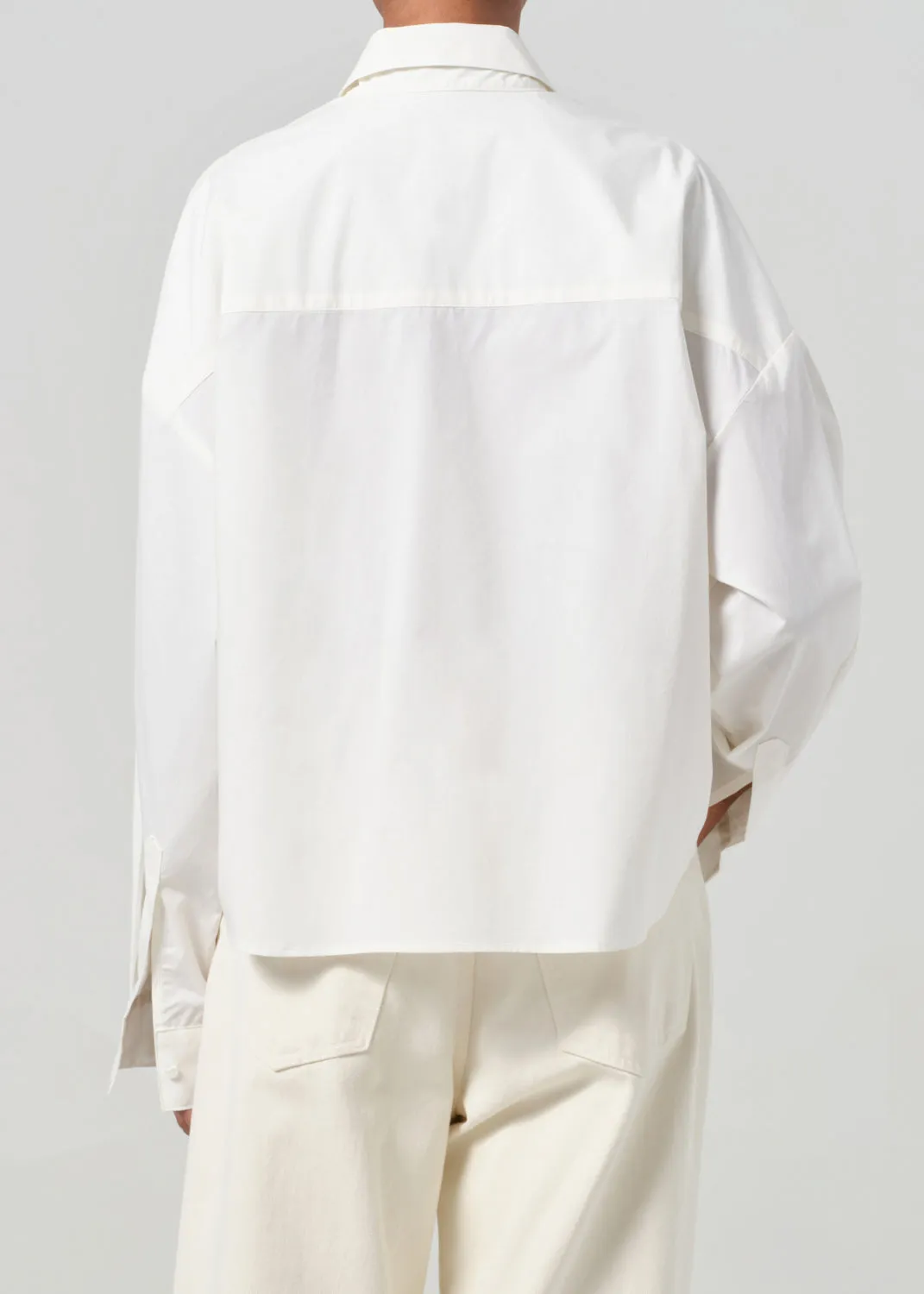 Naya Shirt in Rice sold by Agolde product image thumbnail 2