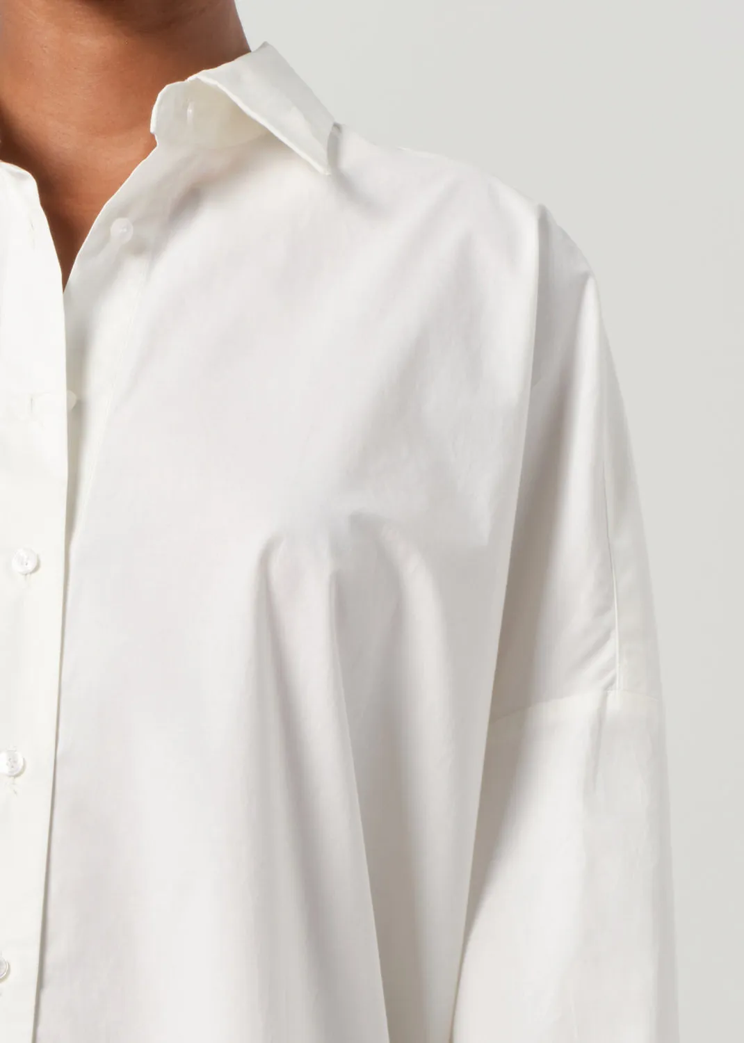 Roux Shirt in Rice sold by Agolde product image thumbnail 5