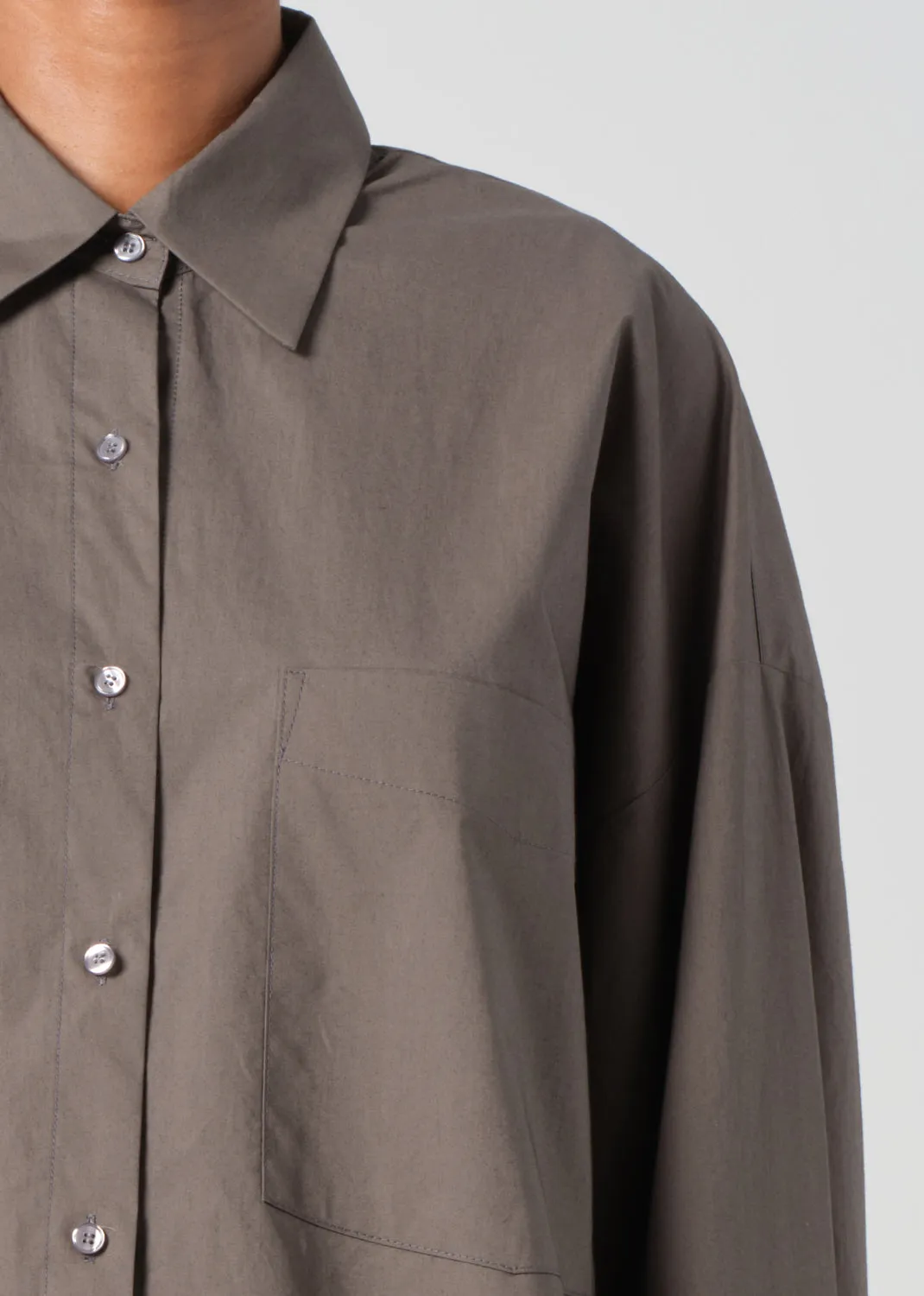 Naya Shirt in Pelican sold by Agolde product image thumbnail 5