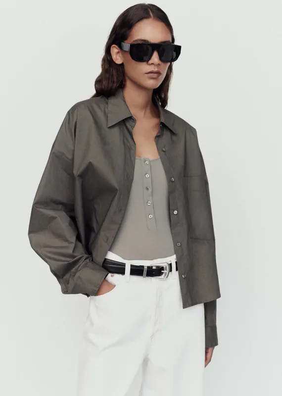 Naya Shirt in Pelican sold by Agolde