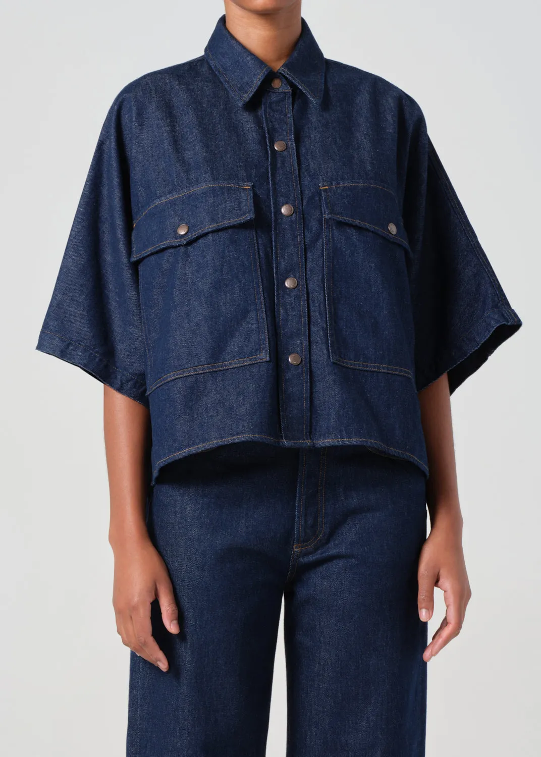 Taron Shirt in Rinse sold by Agolde product image thumbnail 2