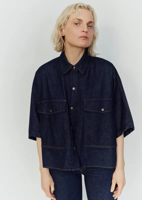 Taron Shirt in Rinse sold by Agolde