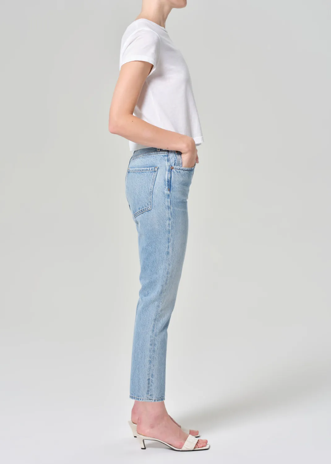 Riley High Rise Straight Crop in Prevail sold by Agolde product image thumbnail 3