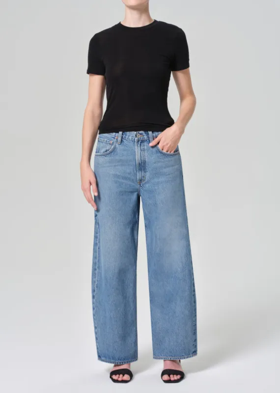 Low Curve Crop Jean in Fairway sold by Agolde