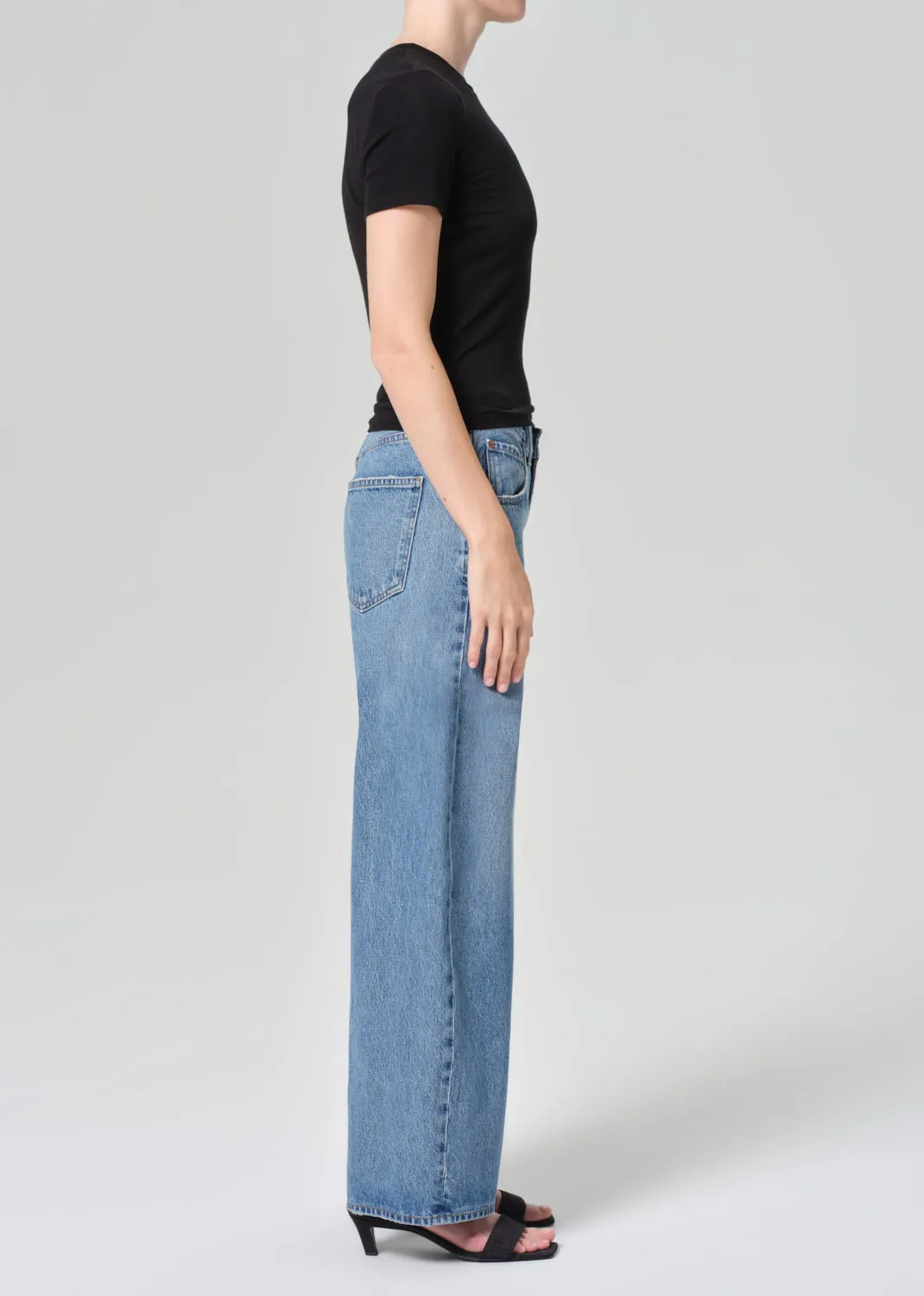 Low Curve Crop Jean in Fairway sold by Agolde product image thumbnail 3