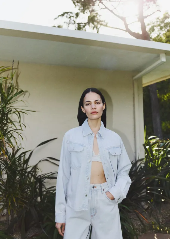 Nola Shirt in Balloon sold by Agolde