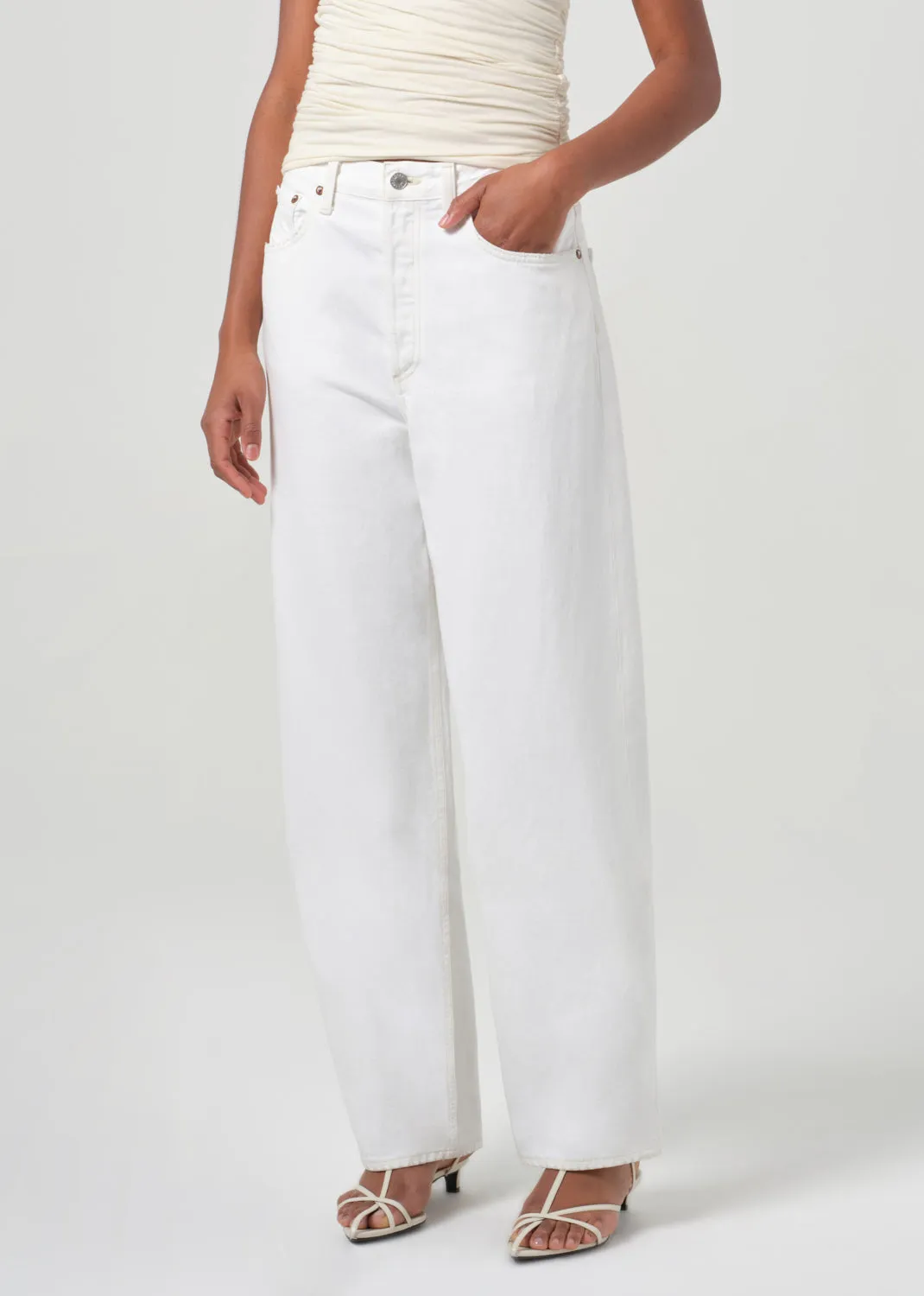 Henson Jean in Milkshake sold by Agolde product image thumbnail 5