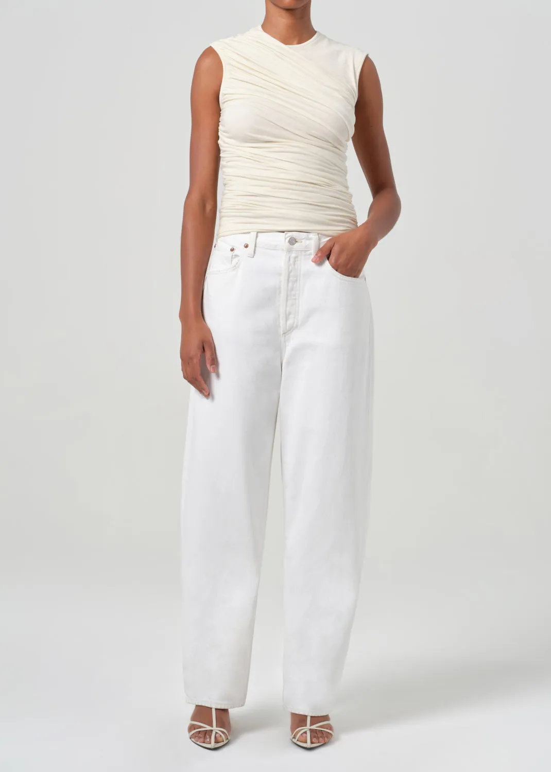 Henson Jean in Milkshake sold by Agolde product image thumbnail 2