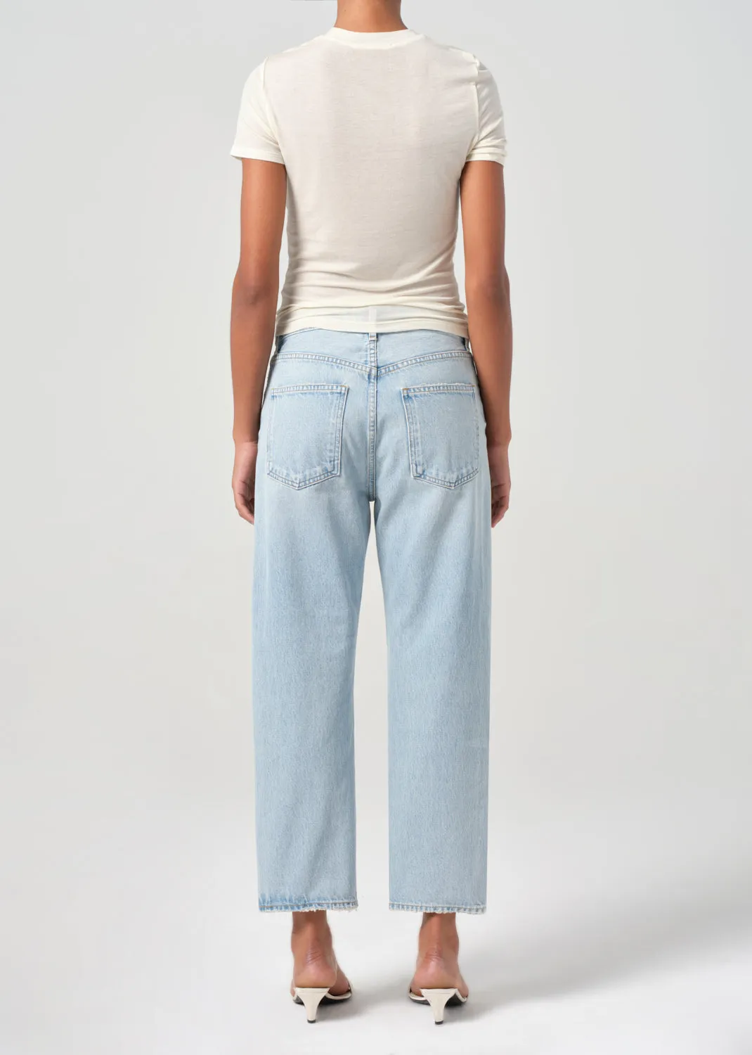 90's Crop Mid Rise Straight in Segment sold by Agolde product image thumbnail 2