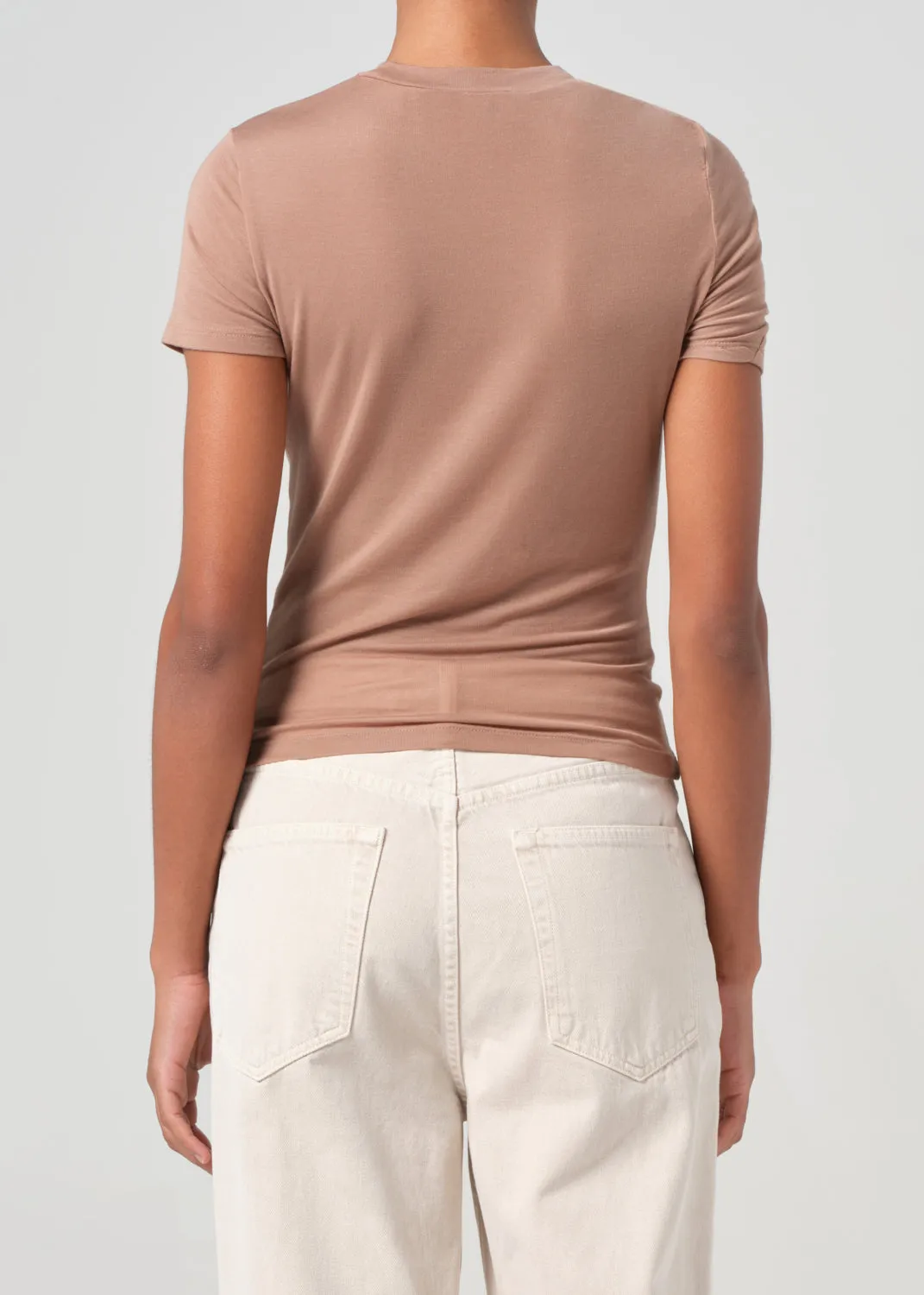 Lissa Tee in Moth sold by Agolde product image thumbnail 3