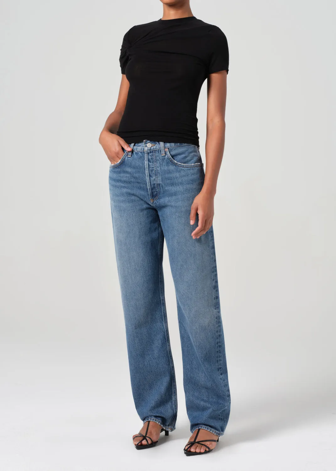 Lissa Tee in Black sold by Agolde product image thumbnail 3